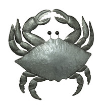 Zeckos Galvanized Metal Coastal Crab Wall Hanging 26 Inch - £47.61 GBP