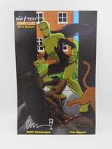 Switch: Electricia 2016 Comic Card Signed Keith Champagne Tom Nguyen 11x... - $29.65