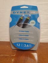 Dynex DX-AV051 12ft S-Video Cable Cord w/ RCA Audio In Original Packaging - $8.95