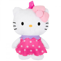 Hello Kitty Strawberry 16&quot; Plush Backpack Multi-Color - £19.96 GBP