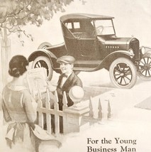 1924 Ford Motors Runabout Universal Business Man Advertisement Automobil... - $29.99