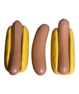 Vintage Fisher Price Fun With Food Hot Dogs Buns  Pretend Play Food Kitchen - $222.49 MXN