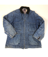 Dubble Ware 60&#39;s Denim Chore Jacket Wool Blanket Lined Vintage Workwear ... - $555.72 CAD