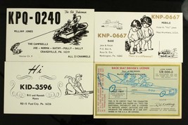 Vintage Postcards Citizens Band Radio Cards Craigsville Worthington Ford City PA - £11.78 GBP