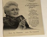 Nora’s Christmas Gift Tv Guide Print Ad Celeste Holm TPA10 - $5.93