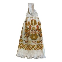 Birds Dutch Stove Fall Hanging Kitchen Hand Dish Towel Terrycloth Vintag... - £17.03 GBP