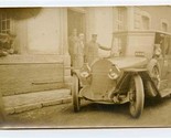King &amp; Queen of Belgium &amp; General Black Jack Pershing at his Car RPPC Fr... - £86.03 GBP