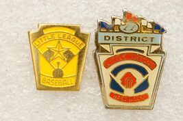 Vintage Jewelry Lot Lapel Pins District Membership Little League Baseball - $9.89