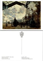England London The National Gallery Gare St. Lazare Claude Monet VTG Postcard - £7.34 GBP