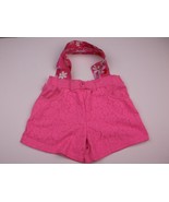 HANDMADE UPCYCLED KIDS PURSE PINK FLORAL MESH SHORTS 3 CMPT 15X9.5 ONE O... - £3.13 GBP