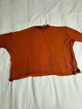 Popular 21 Women's Blunt Orange Long Sleeve Pullover Tank Top Size 1X image 6