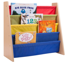 Honey-Can-Do Children&#39;s Book Rack, Primary Colors 25 in x 24 in x 11 in - £22.15 GBP