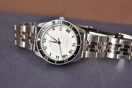 Custom Mod Swiss Vintage Baume &amp; Mercier Automatic Watch Baumatic 13210 Movement - £593.21 GBP