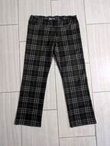 Lesley Evers Pants Womens Medium M Stretch Pull-On Plaid Check Straight ... - €21,48 EUR