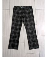 Lesley Evers Pants Womens Medium M Stretch Pull-On Plaid Check Straight ... - €21,48 EUR