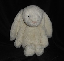 12&quot; Jellycat Baby White / Creme Bashful Bunny Rabbit Stuffed Animal Plush Toy - £18.98 GBP
