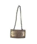 Vintage Stieff Williamsburg Sterling Silver Sherry Liquor Decanter Label... - $92.31 CAD