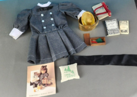 EARLY Pleasant Company Samantha 1986 School Set - Outfit Lunch &amp; Book Strap - £124.57 GBP