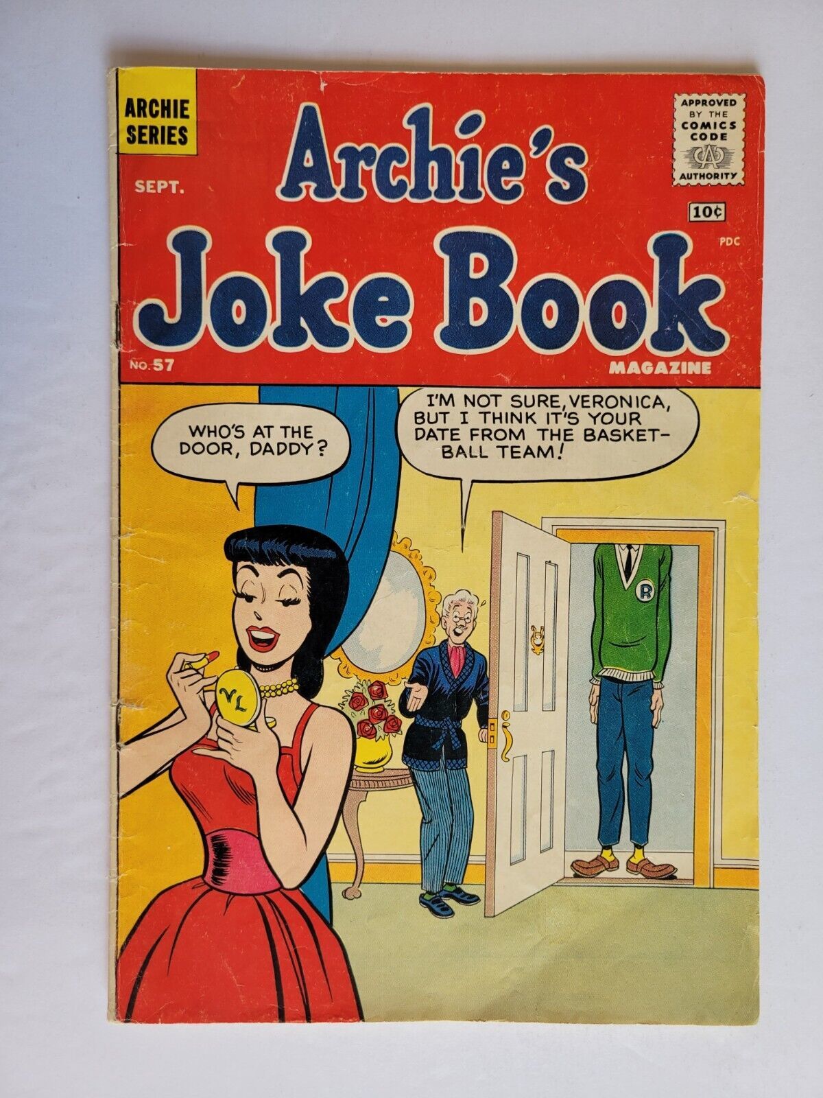 ARCHIE'S JOKE BOOK  #57  LOW GRADE BX2429 C23 - £10.44 GBP