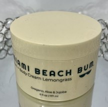 Miami Beach Bum Body Cream Lemongrass - 6 fl oz / 177 mL New/Sealed - £23.34 GBP