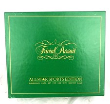 Trivial Pursuit All Star Sports Edition Card Subsidiary Set Use with Mas... - $5.70