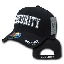 SECURITY EMBROIDERED BLACK HAT CAP - £31.51 GBP