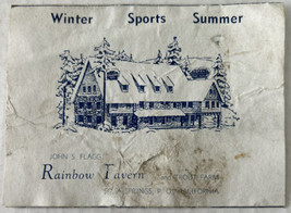 John S. Flagg Rainbow Tavern &amp; Trout Farm Soda Springs California Brochure - £13.92 GBP