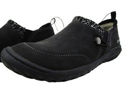 JSport Alice Slip-On Shoe Womens Activewear Black Outdoor Footwear w Memory Foam - £25.15 GBP