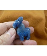 (Y-BUR-580) Blue dumortierite Donkey mule burro gemstone figurine burros... - £14.69 GBP