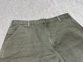 Carhartt Shorts Mens 40 B25 MOS Green Carpenter Canvas Grunge Streetwear... - $24.74