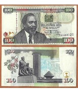 KENYA 2010 UNC 100 Shillings Banknote Paper Money Bill P- 48e - £2.70 GBP