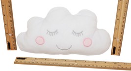 White Cloud Plush Toy 4.5&quot; Tall - Stuffed Figure by Hudson Baby - £3.91 GBP