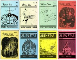 Alien Star - Issues 1-8 of British Classic Traveller RPG Fanzine - £53.51 GBP
