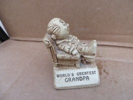 Vintage 1970&#39;s Cm Paula Co Figure worlds greatest grandpa feet up - £10.93 GBP