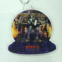KISS Lenticular 3D Rock &amp; Roll All Night Kurt Adler 4&quot; flat plastic orna... - $27.73 CAD