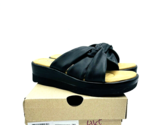 Clarks Collection Clara Charm Puffy Knotted Slide Sandals - Black, US 6M - $29.69