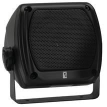 Poly-Planar MA-840 80 Watt Subcompact Marine Boat Box Speakers - One Pair Black - £71.72 GBP