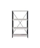 Jurgen Bookshelf, Antique White &amp; Black Finish - $195.07 CAD