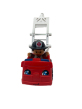 Fisher Price Little People Fireman Firefighter Firetruck - $8.91