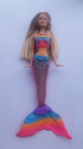 Barbie Rainbow Lights Mermaid Doll used body 2015 Head 2013 the lite does not ac - £10.24 GBP