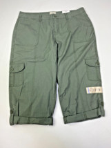 St Johns Bay Olive Root Crop NWT Size 14 Petite Pant - £15.69 GBP