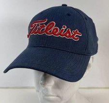 Titleist A Flex Golf Hat Cap Denim Blue with Red &amp; White Stretch L / XL - $9.89