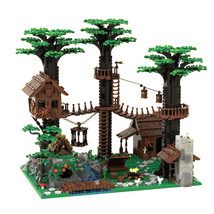 MOC Building Blocks Set for Forestmen&#39;s Headquarters House DIY Model Bricks Toys - £205.00 GBP