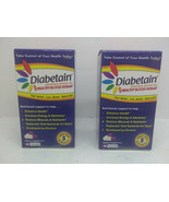 2 PK Diabetain Vitamin Support 60 Capsules 10/2022 Brand New Blood Sugar Control - $39.99