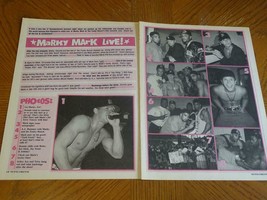 Marky Mark Wahlberg teen magazine pinup clipping shirtless Tutti Frutti live - £3.98 GBP