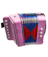 *GREAT GIFT* NEW Top Quality Pink Accordion Kids Musical Toy w 7 Buttons... - £21.11 GBP