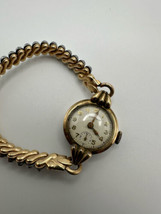 Antique Gold CLINTON Womens Watch Mechanical Movement Working!!! - £62.02 GBP