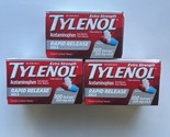 Tylenol Extra Strength Acetaminophen Rapid Release Gels, 100 Ct exp 08/2... - $37.04