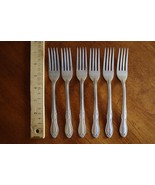 6x Dinner Forks Homestead Simeon &amp; George H. Rogers Co Oneida Stainless ... - €20,14 EUR