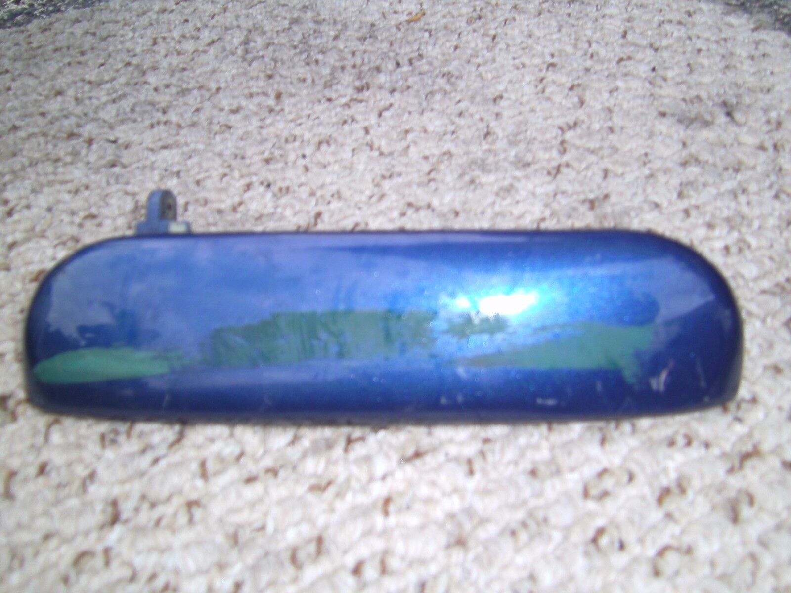 Primary image for 1994 1995 1996 1997 1998 FORD MUSTANG BLUE DOOR HANDLE SCUFFED RIGHT OEM USED